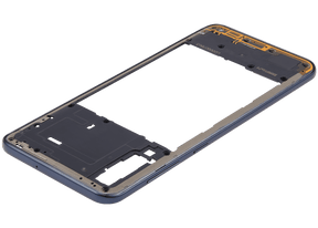 Mid-Frame Housing Compatible For Samsung Galaxy A30s (A307 / 2019) (Prism Crush Black)
