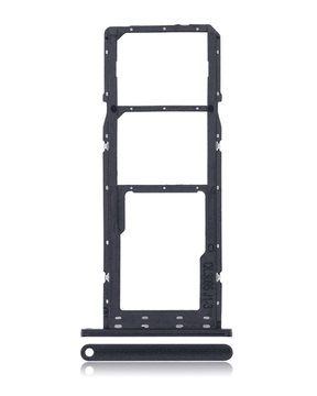 Dual Sim Card Tray Compatible For Samsung Galaxy A02S (A025 / 2020) / A03 (A035 / 2021) (Black)