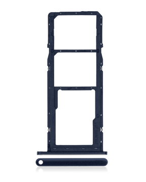 Dual Sim Card Tray Compatible For Samsung Galaxy A01 (A015 / 2020) (Blue)