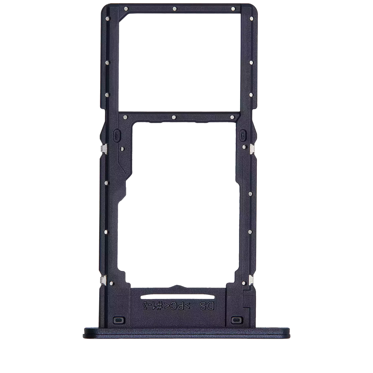 Dual Sim Card Tray Compatible For Samsung Galaxy A25 5G (A256 / 2023) (Brave Black)