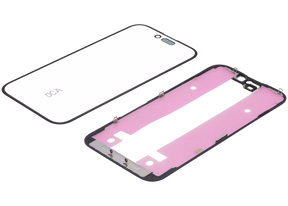 3 in 1 (Glass With OCA Pre-Installed + Frame) Compatible For iPhone 15 (OCA Master)