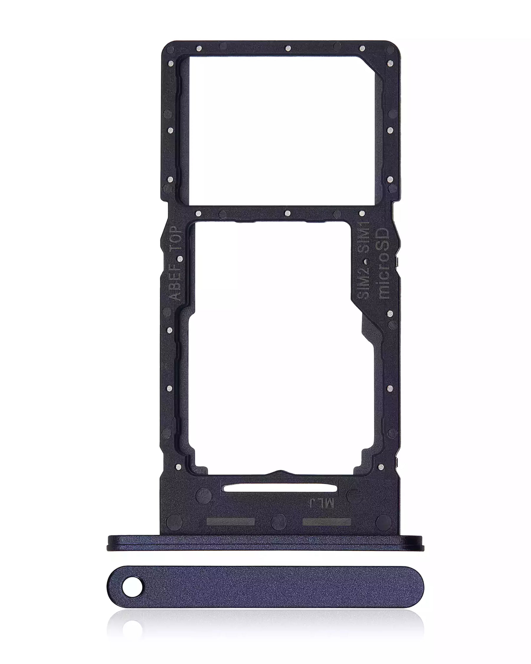 Dual Sim Card Tray Compatible For Samsung Galaxy A25 5G (A256 / 2023) (Brave Black)