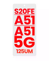 Replacement OCA Compatible For Samsung Galaxy S20 FE / A51 / A51 5G