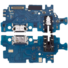 Charging Port With Headphone Jack Compatible For Samsung Galaxy A24 4G (A245 / 2023) (Vemake)
