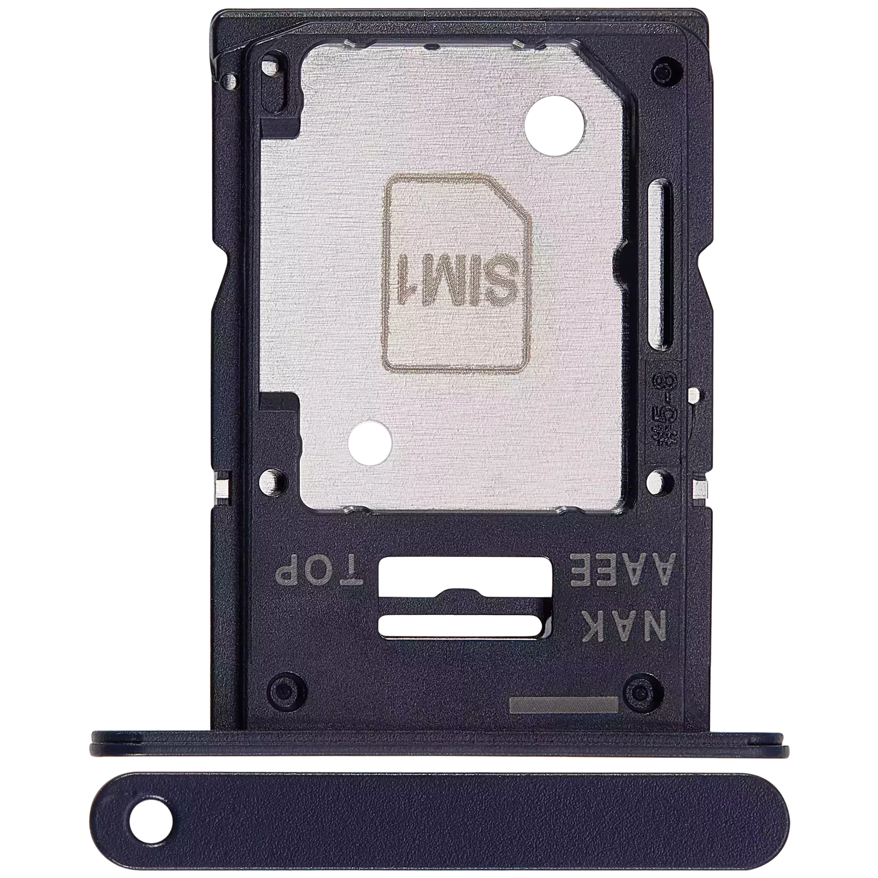 Single Sim Card Tray Compatible For Samsung Galaxy A15 (A155 / 2023) (Brave Black)