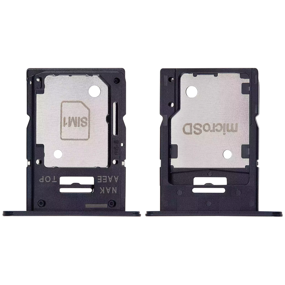 Single Sim Card Tray Compatible For Samsung Galaxy A15 (A155 / 2023) (Brave Black)