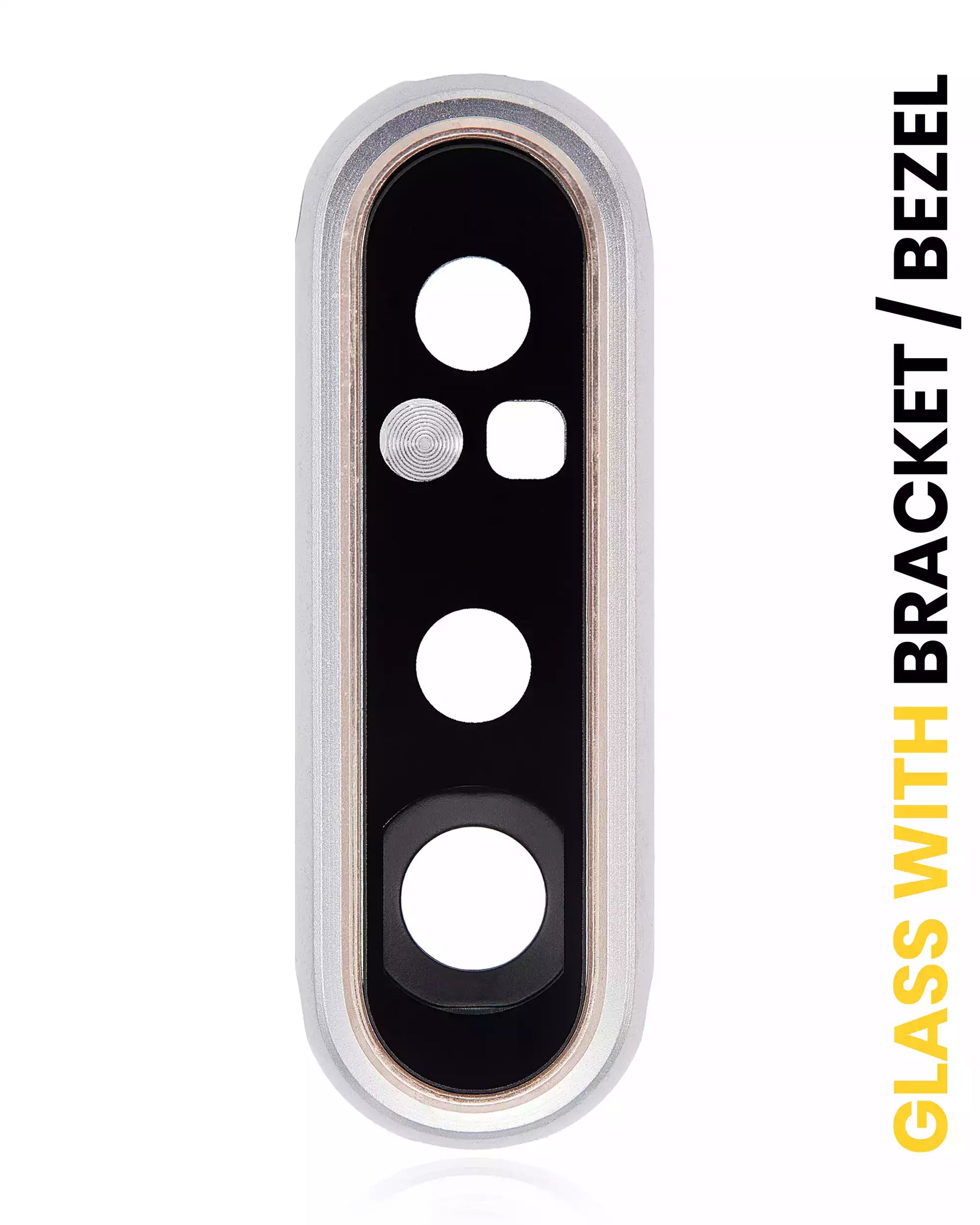 Replacement Back Camera Lens With Bracket / Bezel Compatible For Samsung Galaxy A80 (A805 / 2019) (Ghost White)