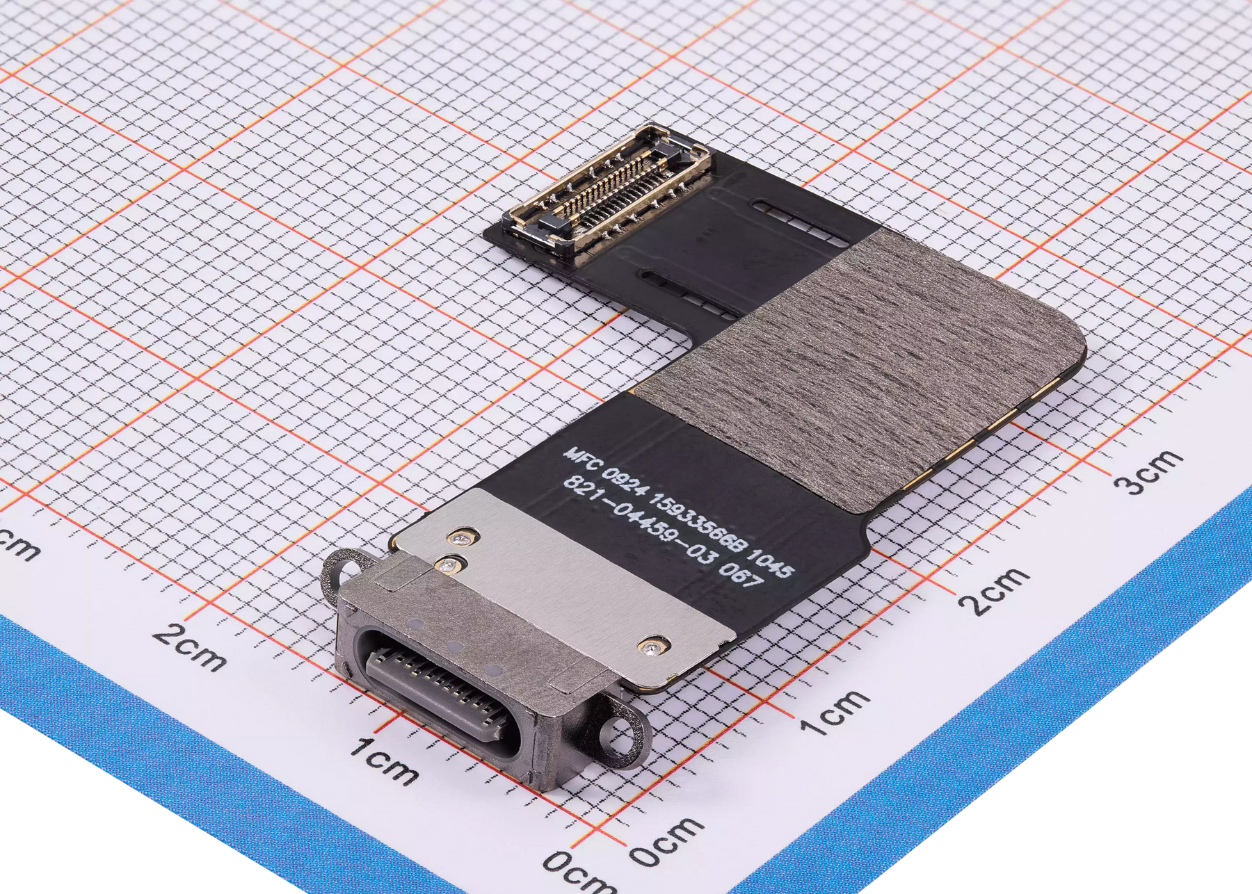 Charging Port Flex Cable Compatible For ipad Air 11" (2024) (Aftermarket Plus) (Space Gray)