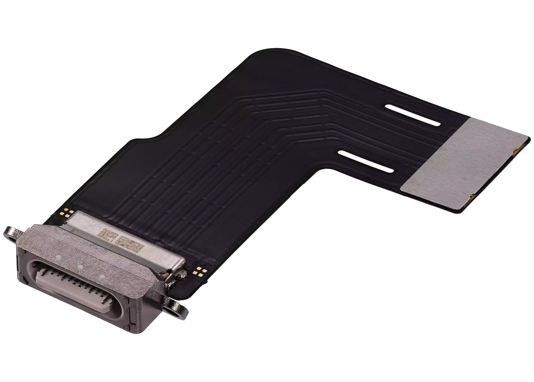 Charging Port Flex Cable Compatible For ipad Air 11" (2024) (Aftermarket Plus) (Starlight)