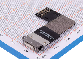 Charging Port Flex Cable Compatible For ipad Air 11" (2024) (Aftermarket Plus) (Starlight)