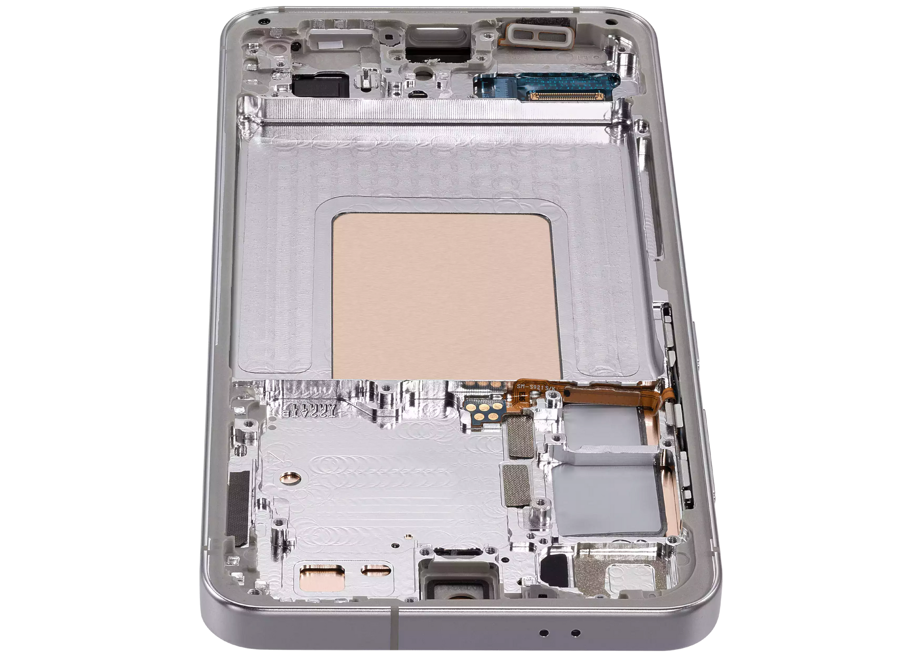 OLED Assembly With Frame Compatible For Samsung Galaxy S24 5G (US & International Version) (Refurbished) (Marble Grey)