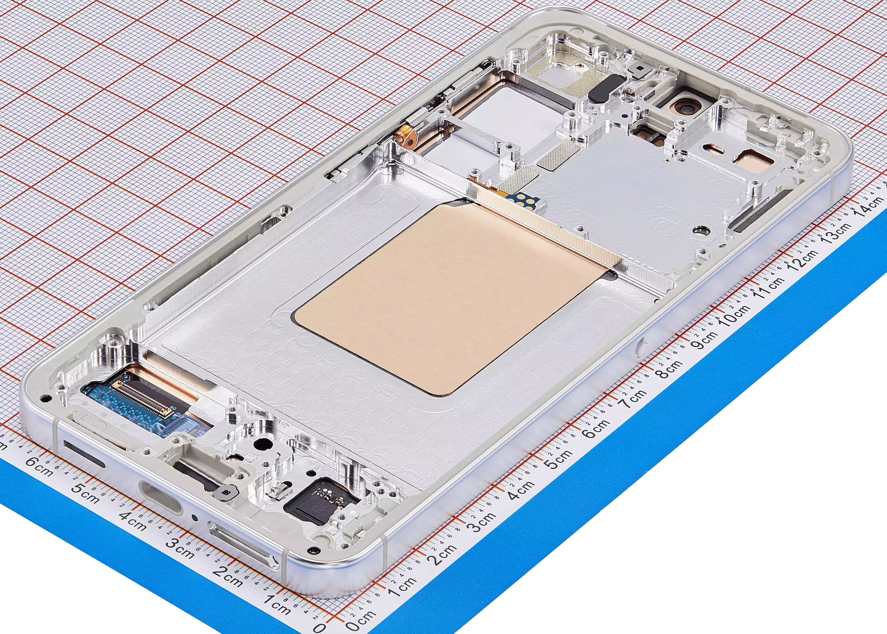 OLED Assembly With Frame Compatible For Samsung Galaxy S24 5G (US & International Version) (Refurbished) (Marble Grey)