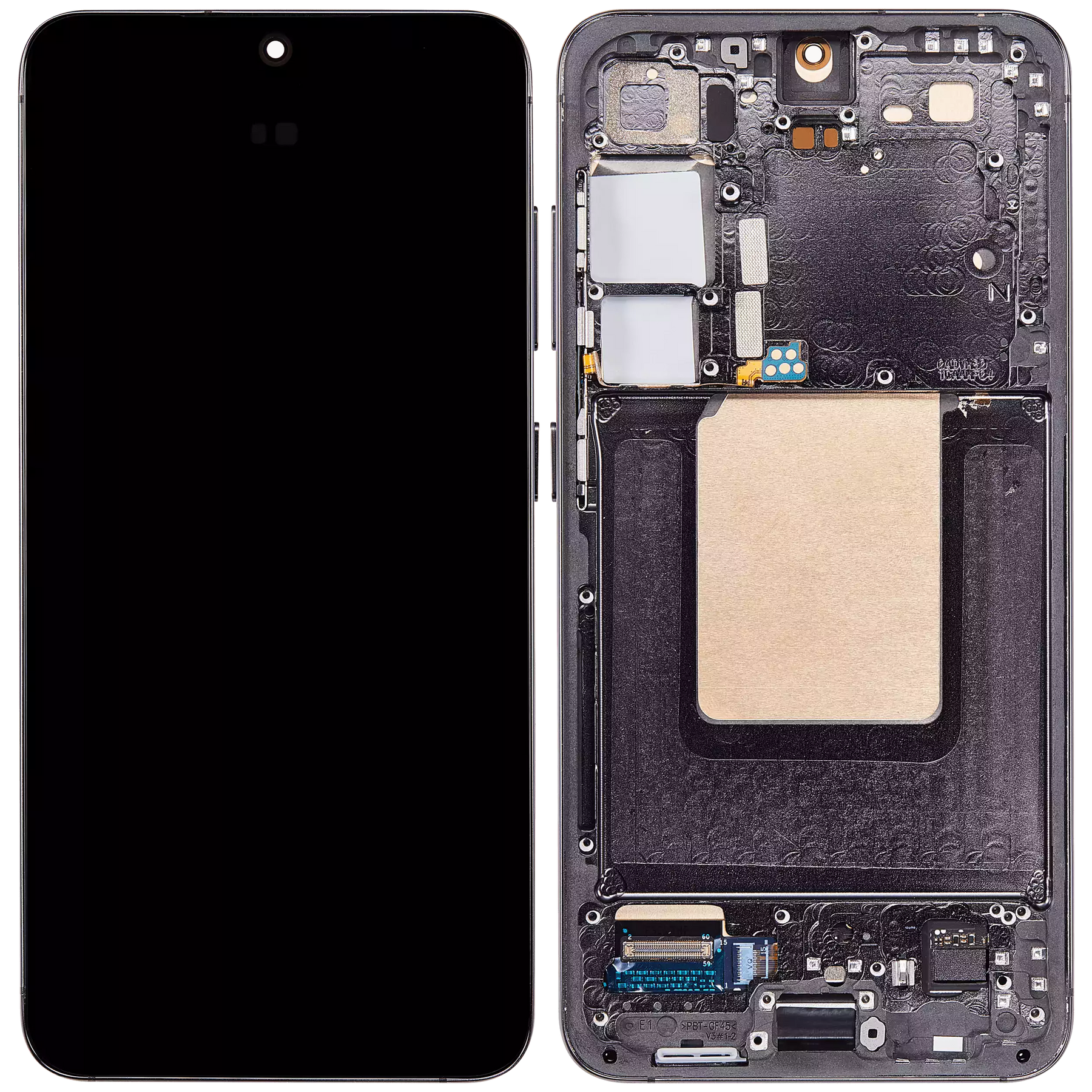 OLED Assembly With Frame Compatible For Samsung Galaxy S24 5G (US & International Version) (Refurbished) (Onyx Black)