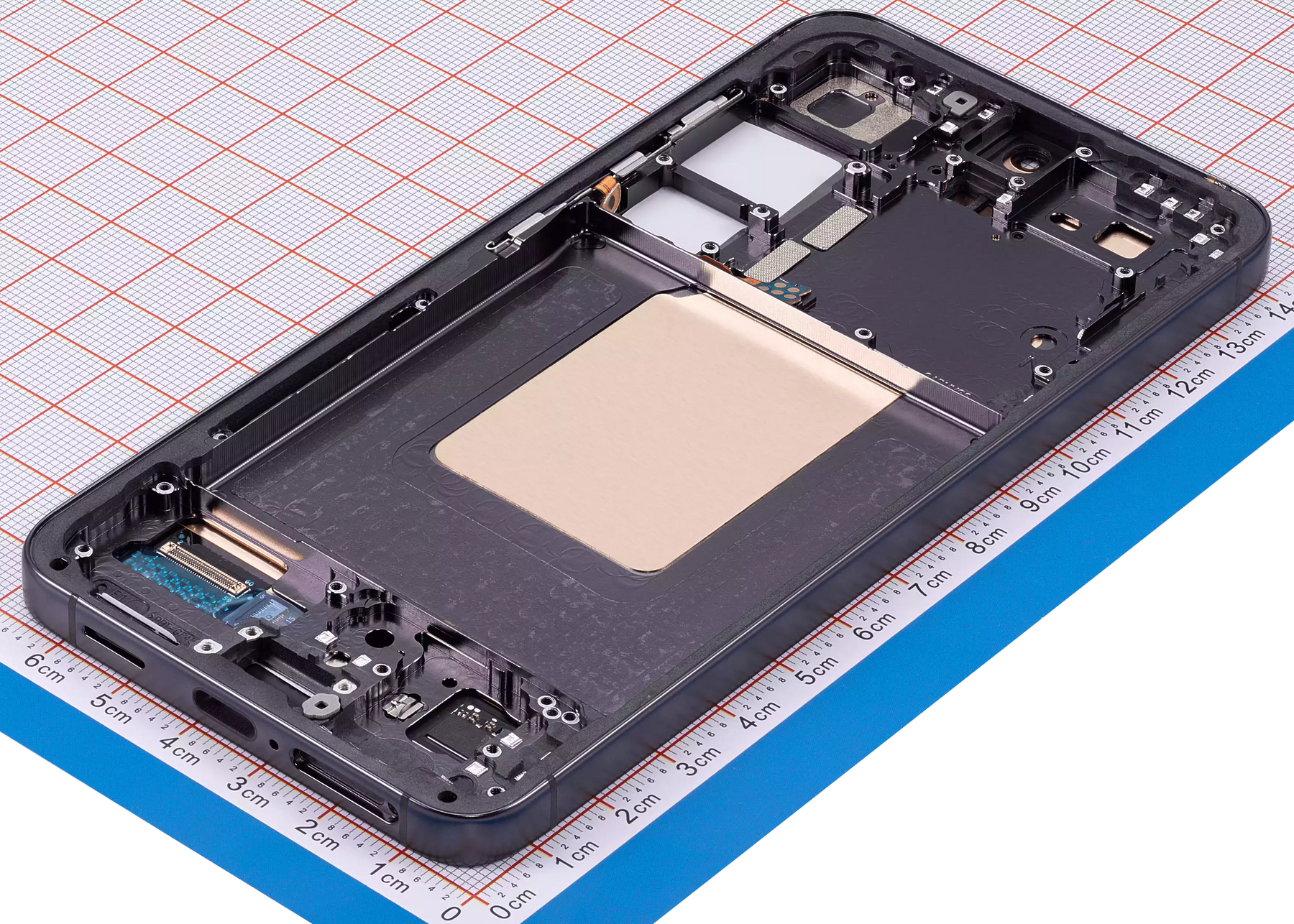 OLED Assembly With Frame Compatible For Samsung Galaxy S24 5G (US & International Version) (Refurbished) (Onyx Black)