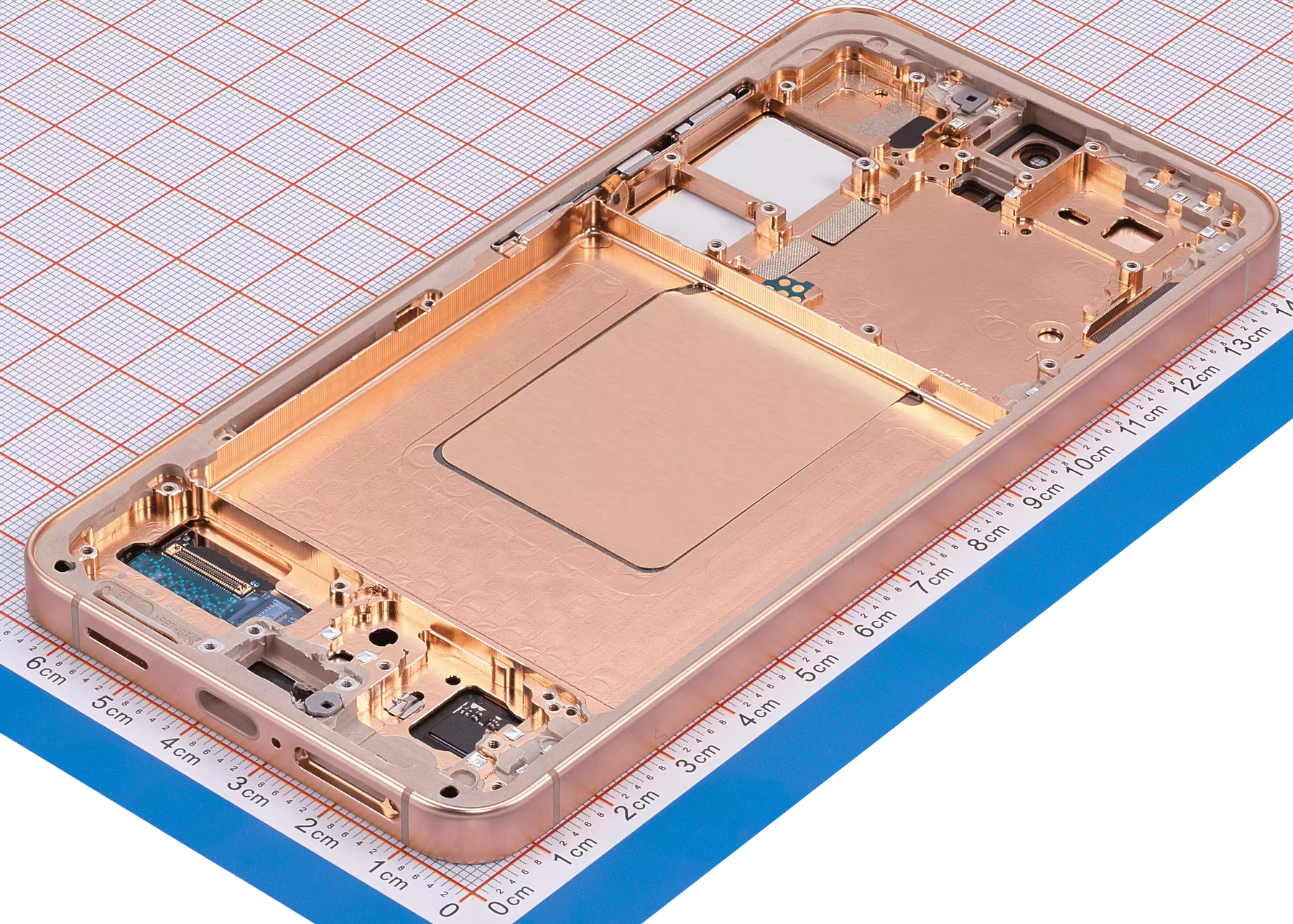 OLED Assembly With Frame Compatible For Samsung Galaxy S24 5G (US & International Version) (Refurbished) (Sandstone Orange)