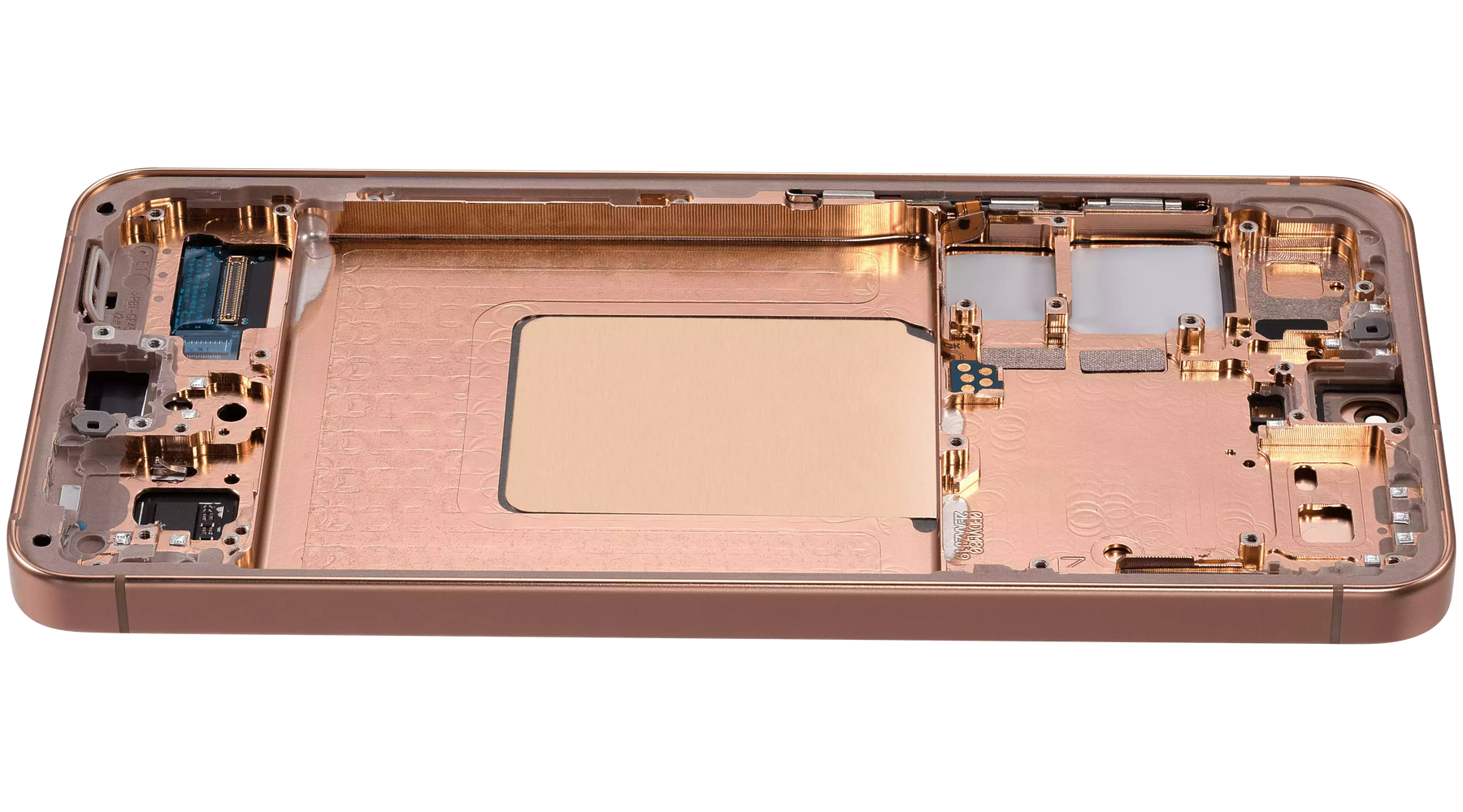 OLED Assembly With Frame Compatible For Samsung Galaxy S24 5G (US & International Version) (Refurbished) (Sandstone Orange)