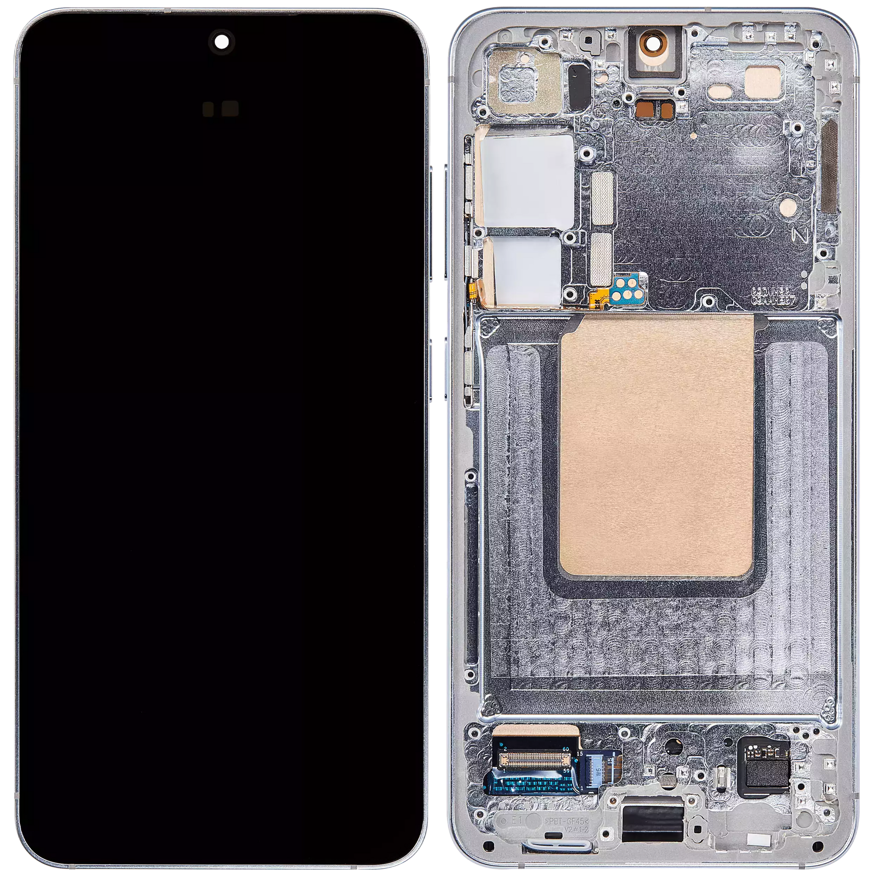 OLED Assembly With Frame Compatible For Samsung Galaxy S24 5G (US & International Version) (Refurbished) (Sapphire Blue)