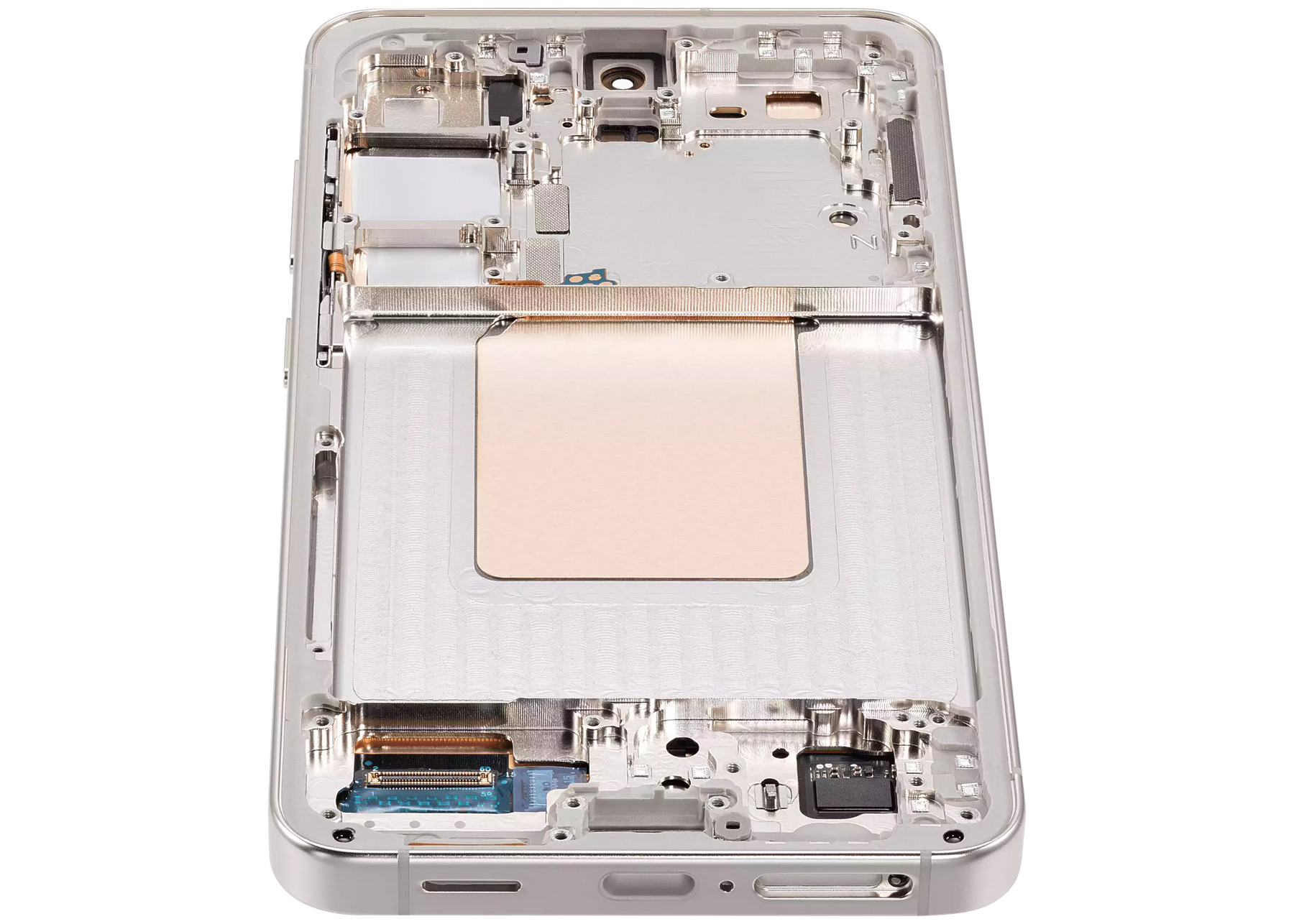 OLED Assembly With Frame Compatible For Samsung Galaxy S24 5G (US & International Version) (Refurbished) (Amber Yellow)