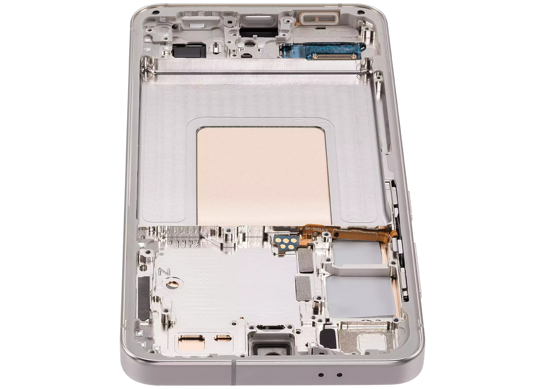 OLED Assembly With Frame Compatible For Samsung Galaxy S24 5G (US & International Version) (Refurbished) (Amber Yellow)