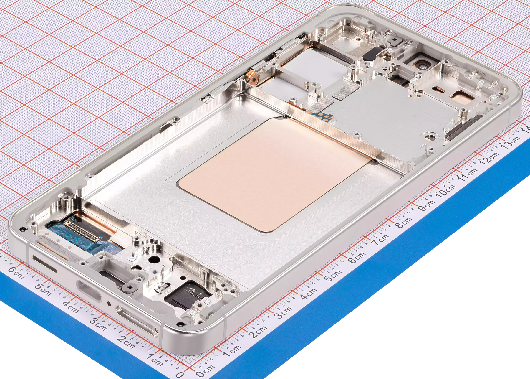 OLED Assembly With Frame Compatible For Samsung Galaxy S24 5G (US & International Version) (Refurbished) (Amber Yellow)