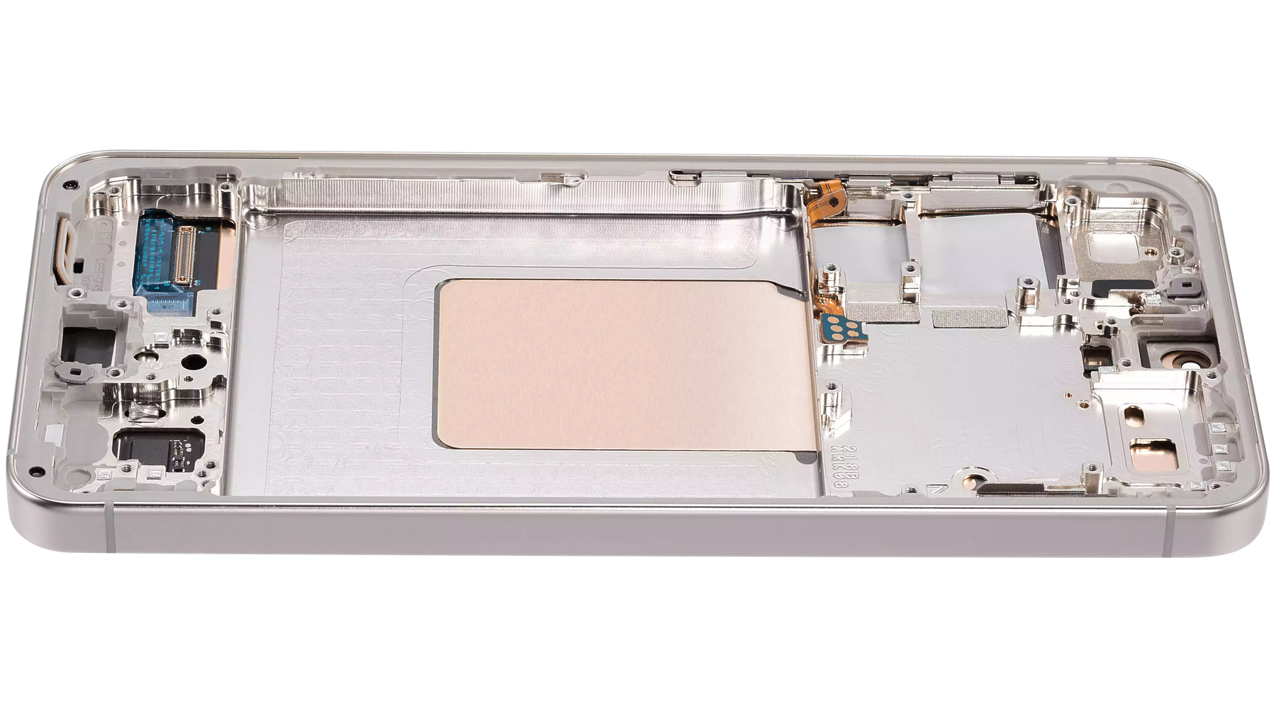 OLED Assembly With Frame Compatible For Samsung Galaxy S24 5G (US & International Version) (Refurbished) (Amber Yellow)