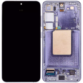 OLED Assembly With Frame Compatible For Samsung Galaxy S24 5G (US & International Version) (Refurbished) (Cobalt Violet)
