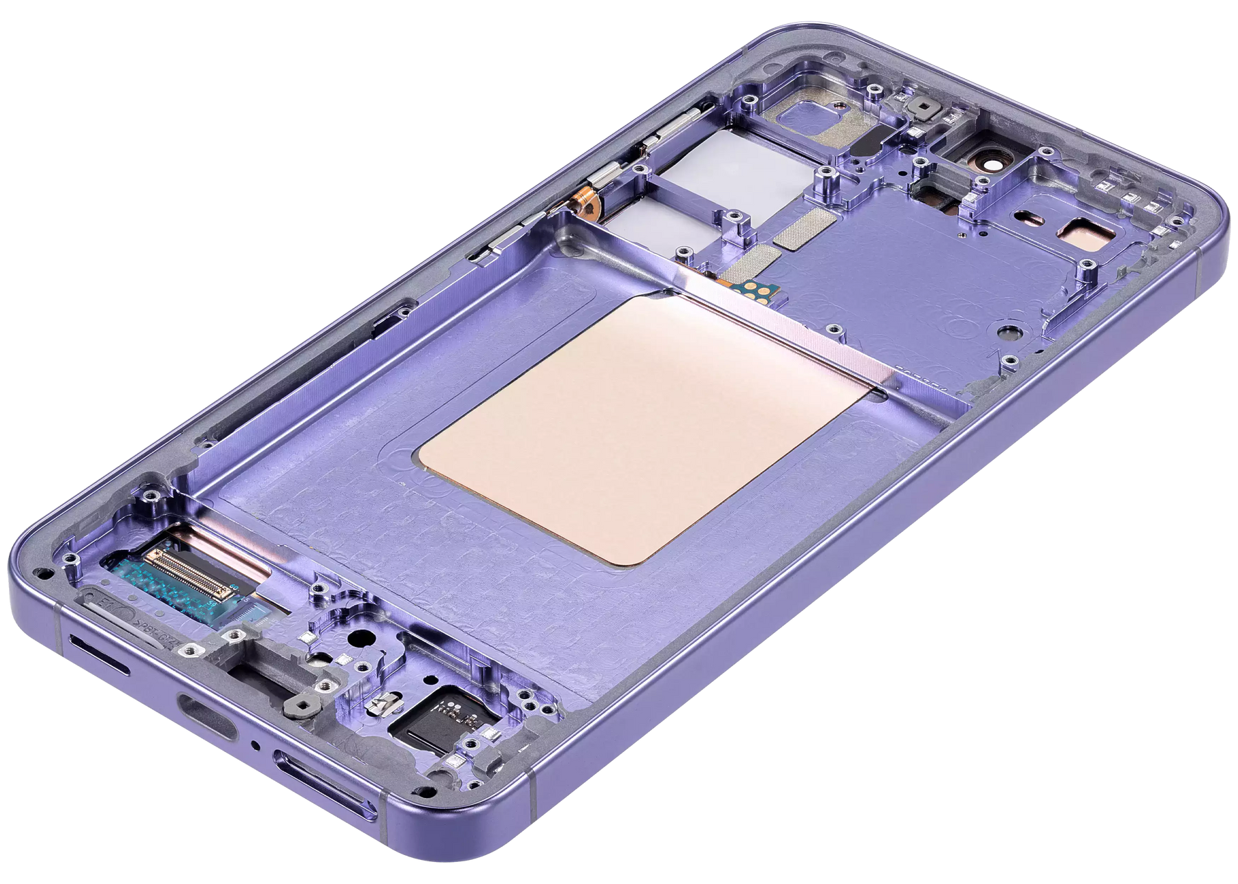 OLED Assembly With Frame Compatible For Samsung Galaxy S24 5G (US & International Version) (Refurbished) (Cobalt Violet)