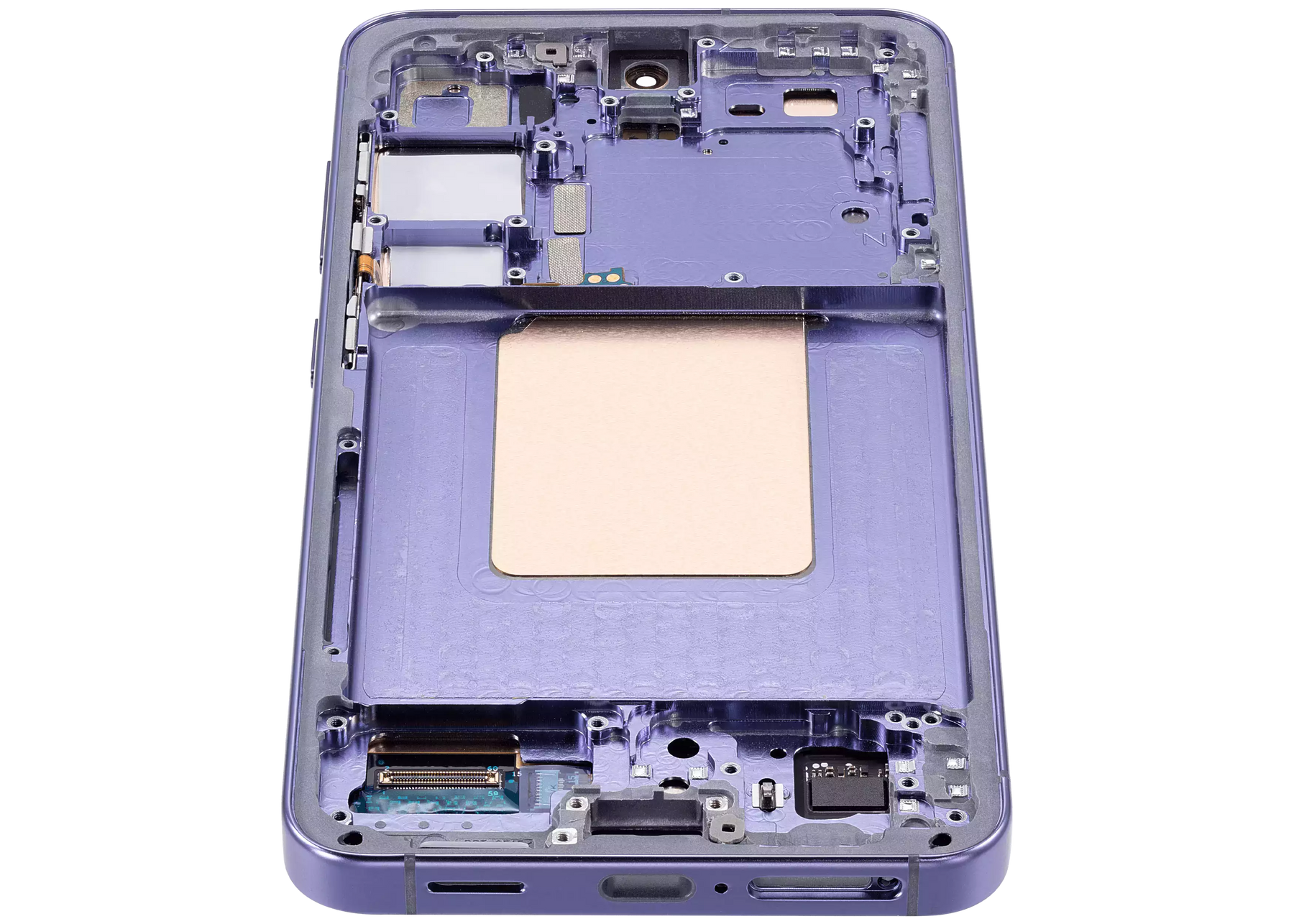 OLED Assembly With Frame Compatible For Samsung Galaxy S24 5G (US & International Version) (Refurbished) (Cobalt Violet)