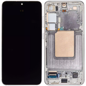 OLED Assembly With Frame Compatible For Samsung Galaxy S24 5G (US & International Version) (Refurbished) (Jade Green)