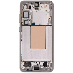 OLED Assembly With Frame Compatible For Samsung Galaxy S24 Plus 5G (US & International Version) (Refurbished) (Amber Yellow)