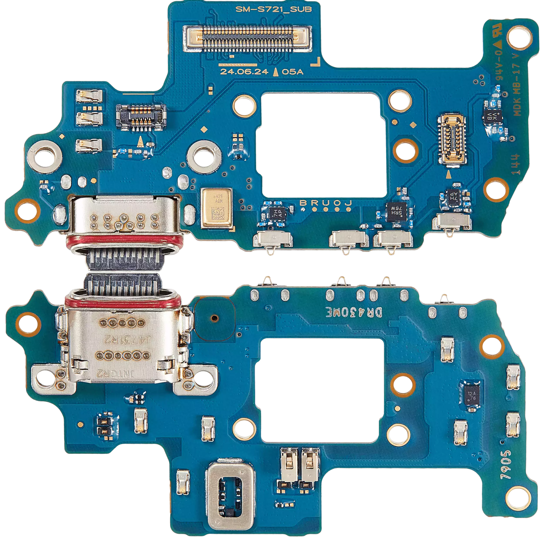 Charging Port Board Compatible For Samsung Galaxy S24 FE 5G (S721B) (International Version) (Premium)