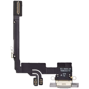 Charging Port Flex Cable Compatible For iPhone 16 Pro (Premium) (White Titanium)