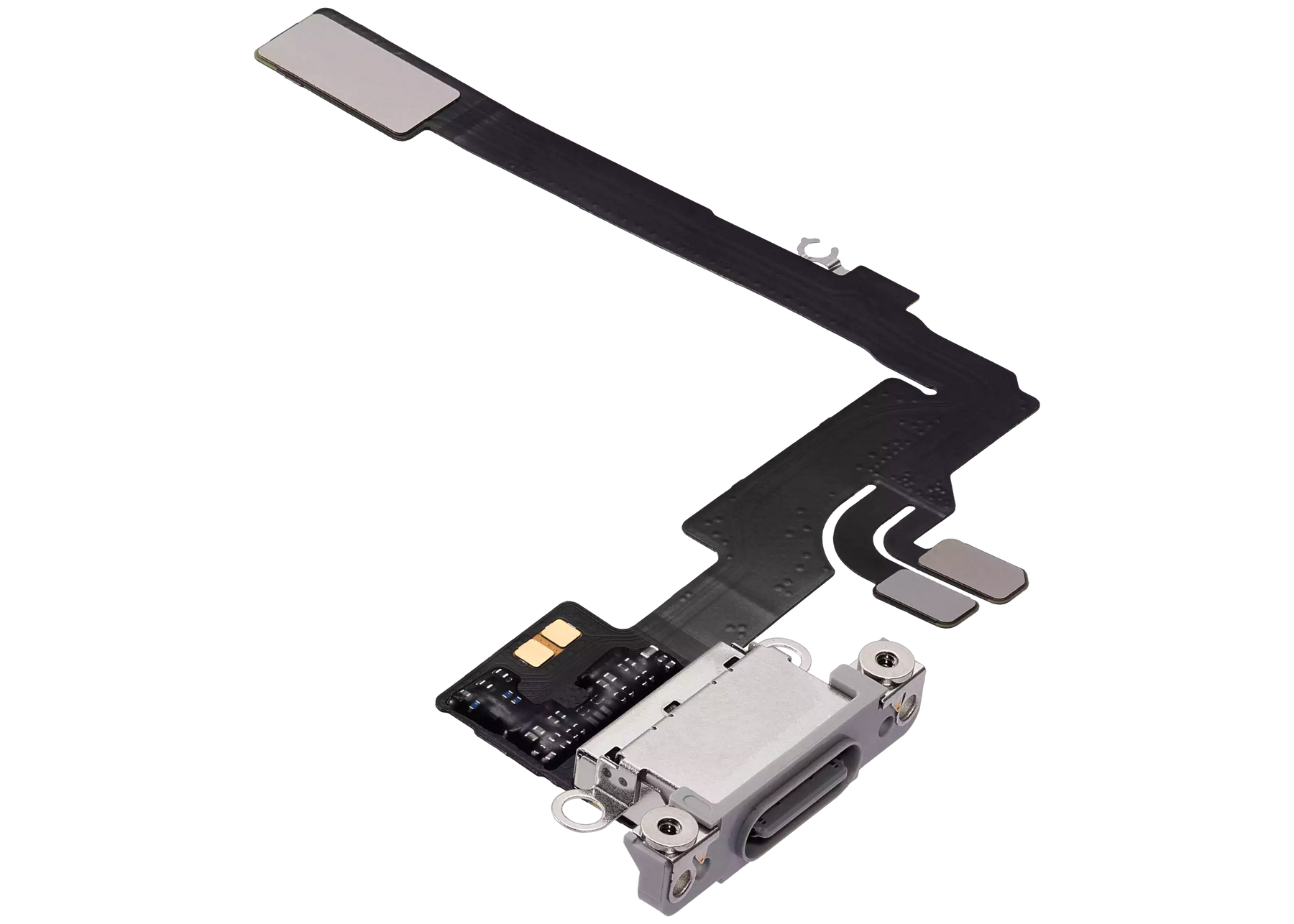 Charging Port Flex Cable Compatible For iPhone 16 Pro (Premium) (White Titanium)