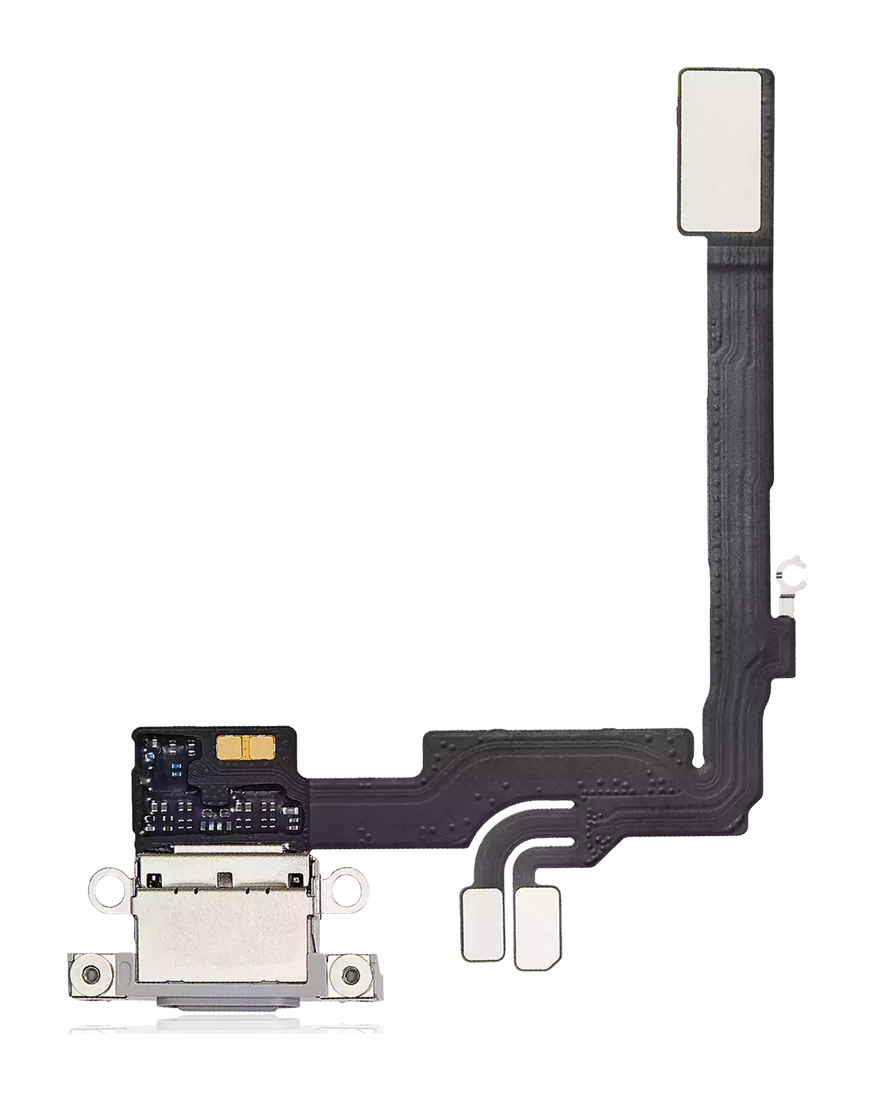 Charging Port Flex Cable Compatible For iPhone 16 Pro (Premium) (White Titanium)
