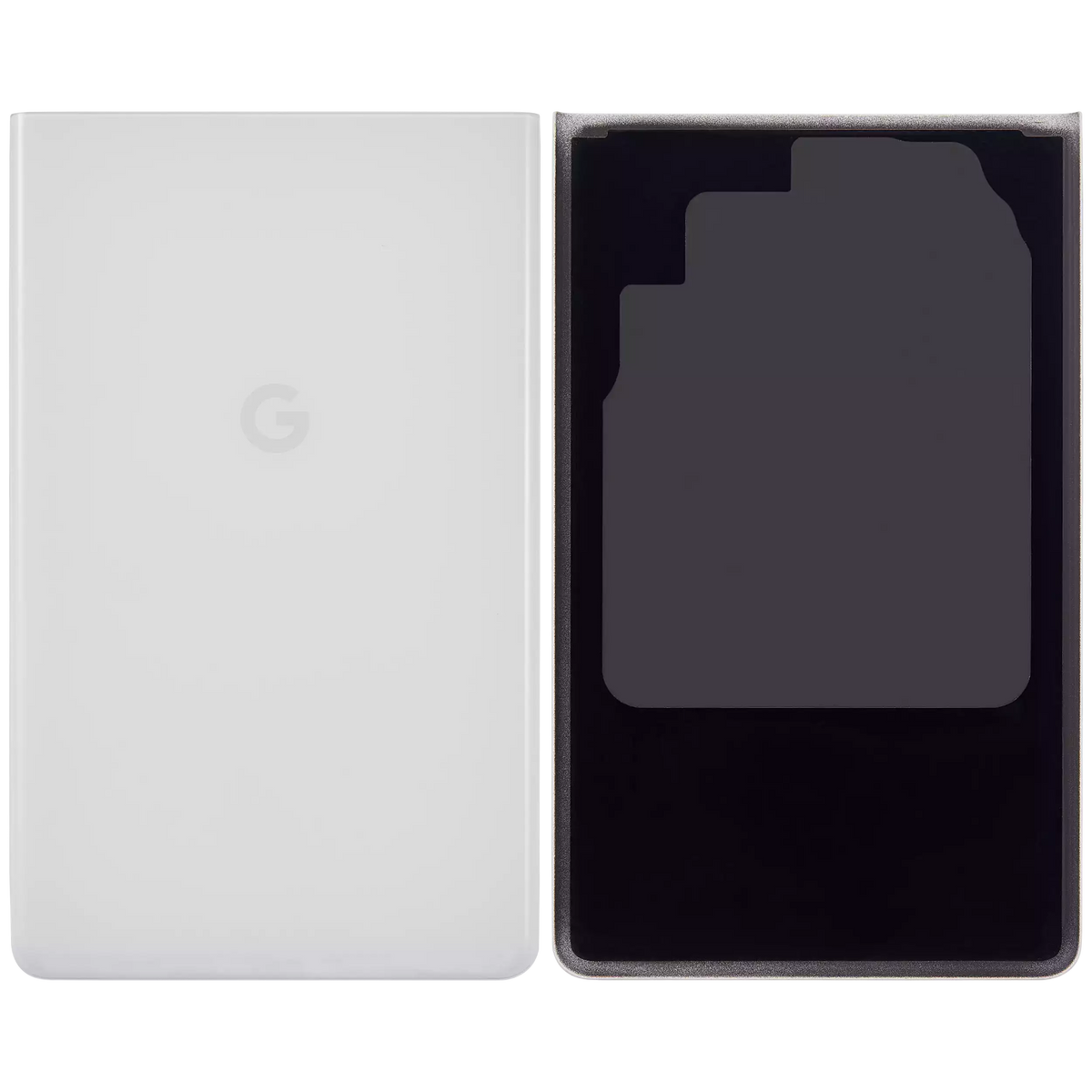Back Cover Glass Compatible For Google Pixel 7 Pro Replacement  (Used OEM Pull: Grade A) (Snow)