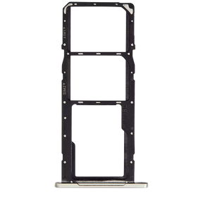 Dual Sim Card Tray Compatible For Samsung Galaxy A06 (A065 / 2024) (Premium) (Gold)