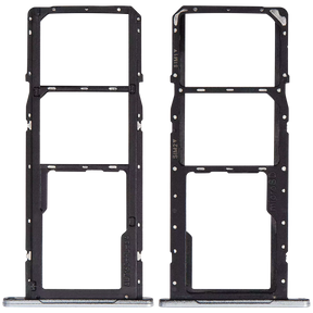 Dual Sim Card Tray Compatible For Samsung Galaxy A06 (A065 / 2024) (Premium) (White)