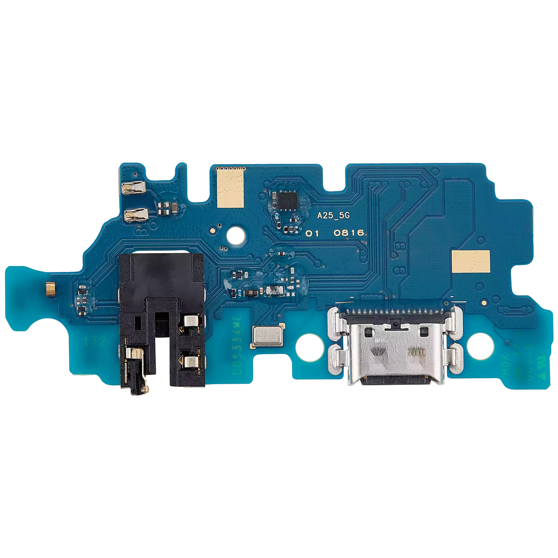 Charging Port With Headphone Jack Compatible For Samsung Galaxy A25 5G (A256 / 2023) (US Version) (Premium)