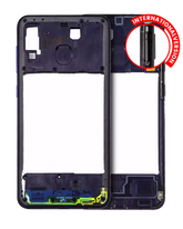 Mid-Frame Housing Compatible For Samsung Galaxy A20 (A205 / 2019) (International Version) (Vemake) (Deep Blue)