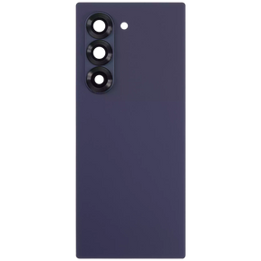 Back Cover Glass With Camera Lens Compatible For Samsung Galaxy Z Fold 6 5G (Aftermarket Plus) (Navy)