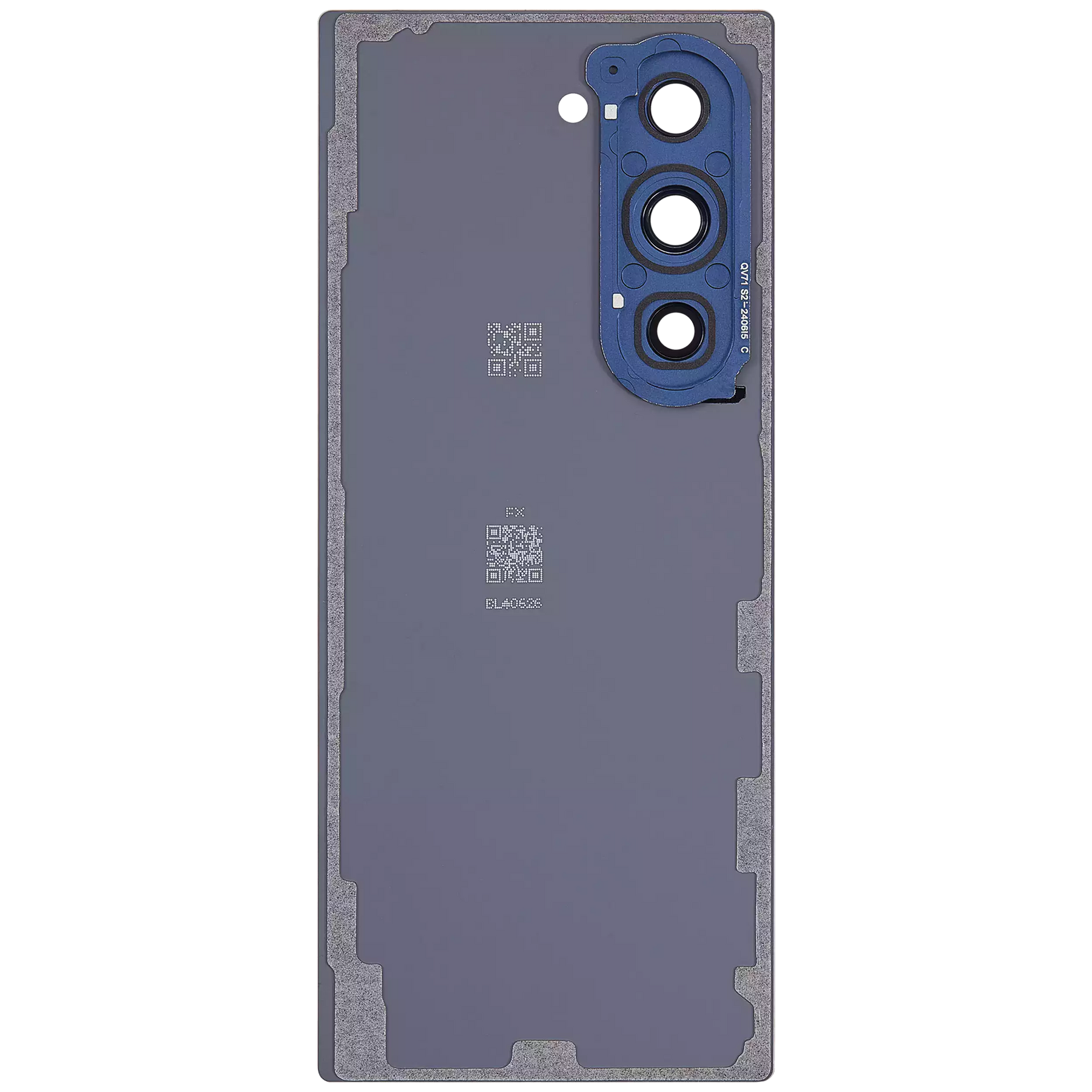 Back Cover Glass With Camera Lens Compatible For Samsung Galaxy Z Fold 6 5G (Aftermarket Plus) (Navy)