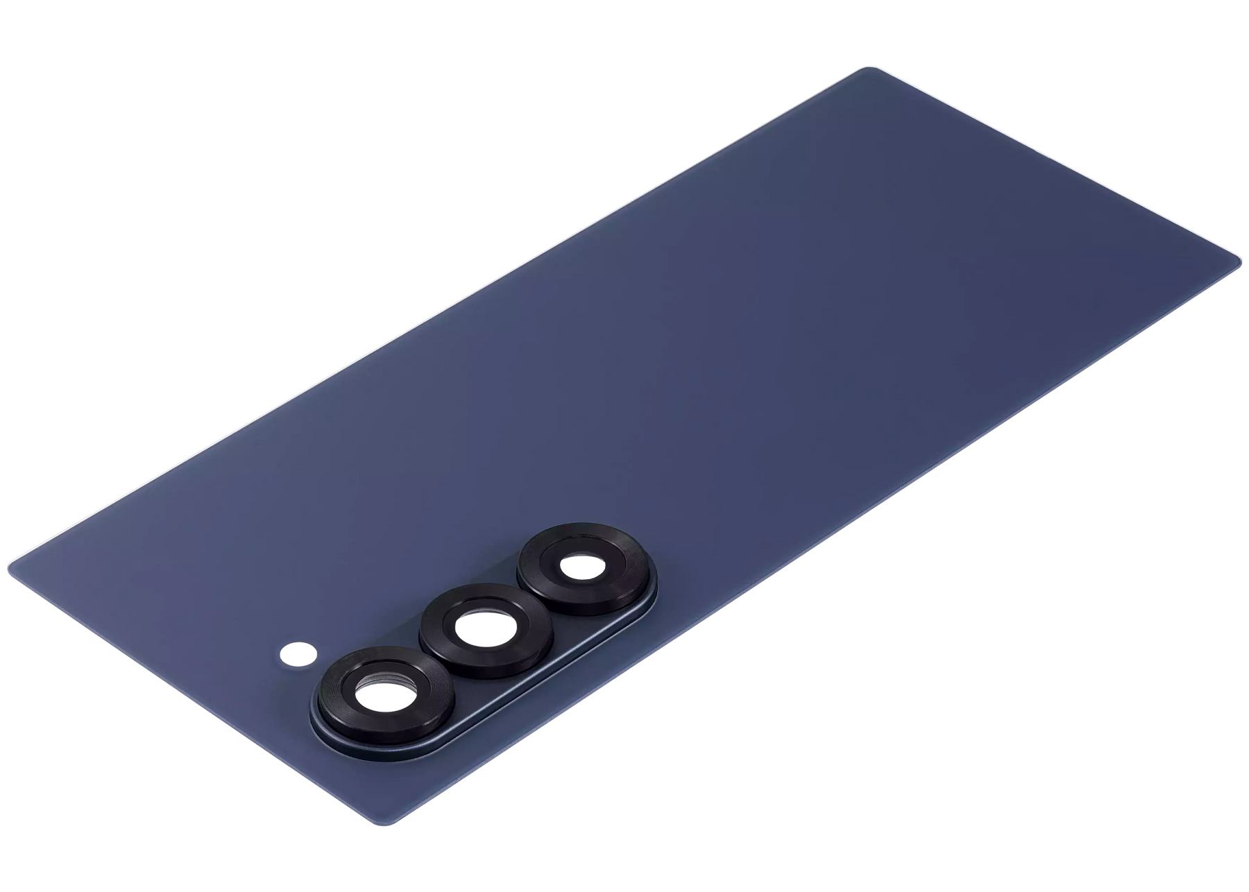 Back Cover Glass With Camera Lens Compatible For Samsung Galaxy Z Fold 6 5G (Aftermarket Plus) (Navy)