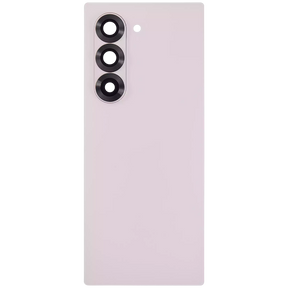 Back Cover Glass With Camera Lens Compatible For Samsung Galaxy Z Fold 6 5G (Aftermarket Plus) (Pink)