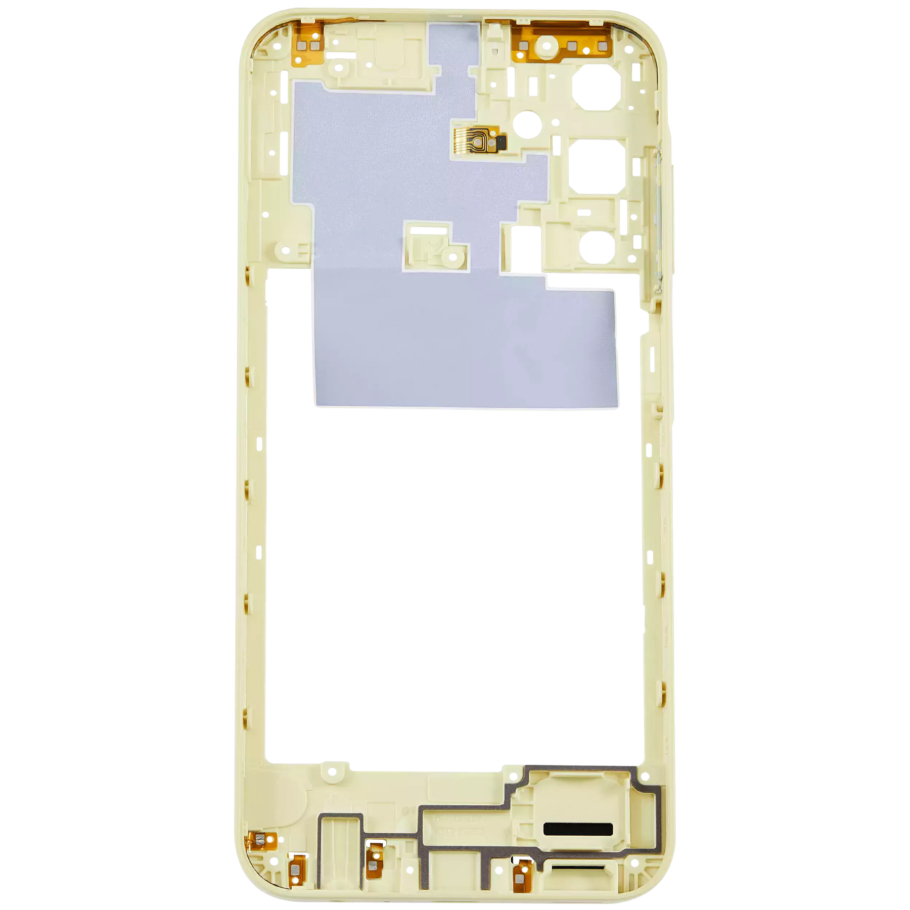 Mid-Frame Housing Compatible For Samsung Galaxy A15 5G (A156 / 2023) (Personality Yellow)