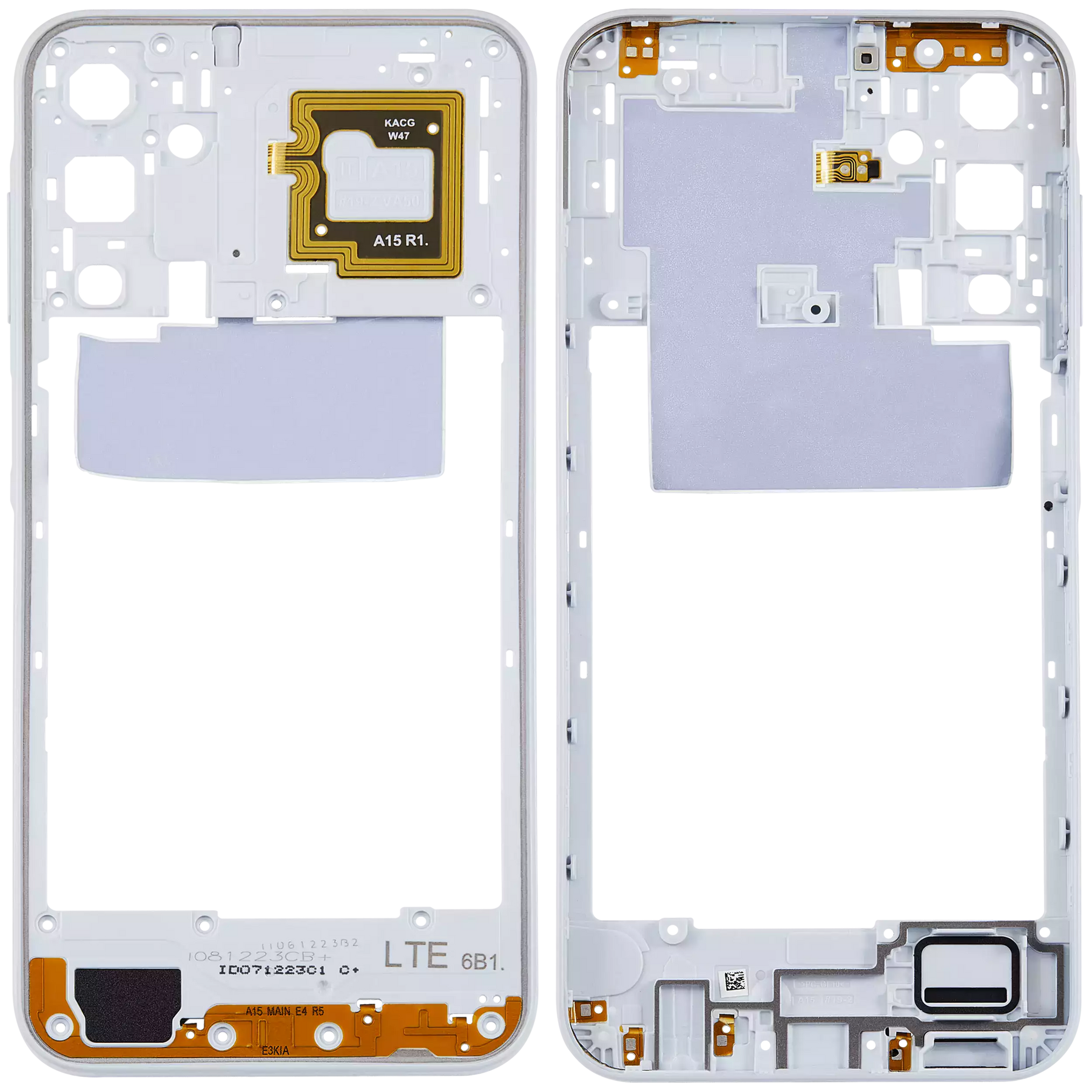 Mid-Frame Housing Compatible For Samsung Galaxy A15 5G (A156 / 2023) (Magical Blue)