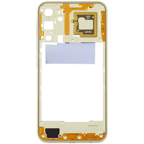 Mid-Frame Housing Compatible For Samsung Galaxy A15 (A155 / 2023) (Personality Yellow)