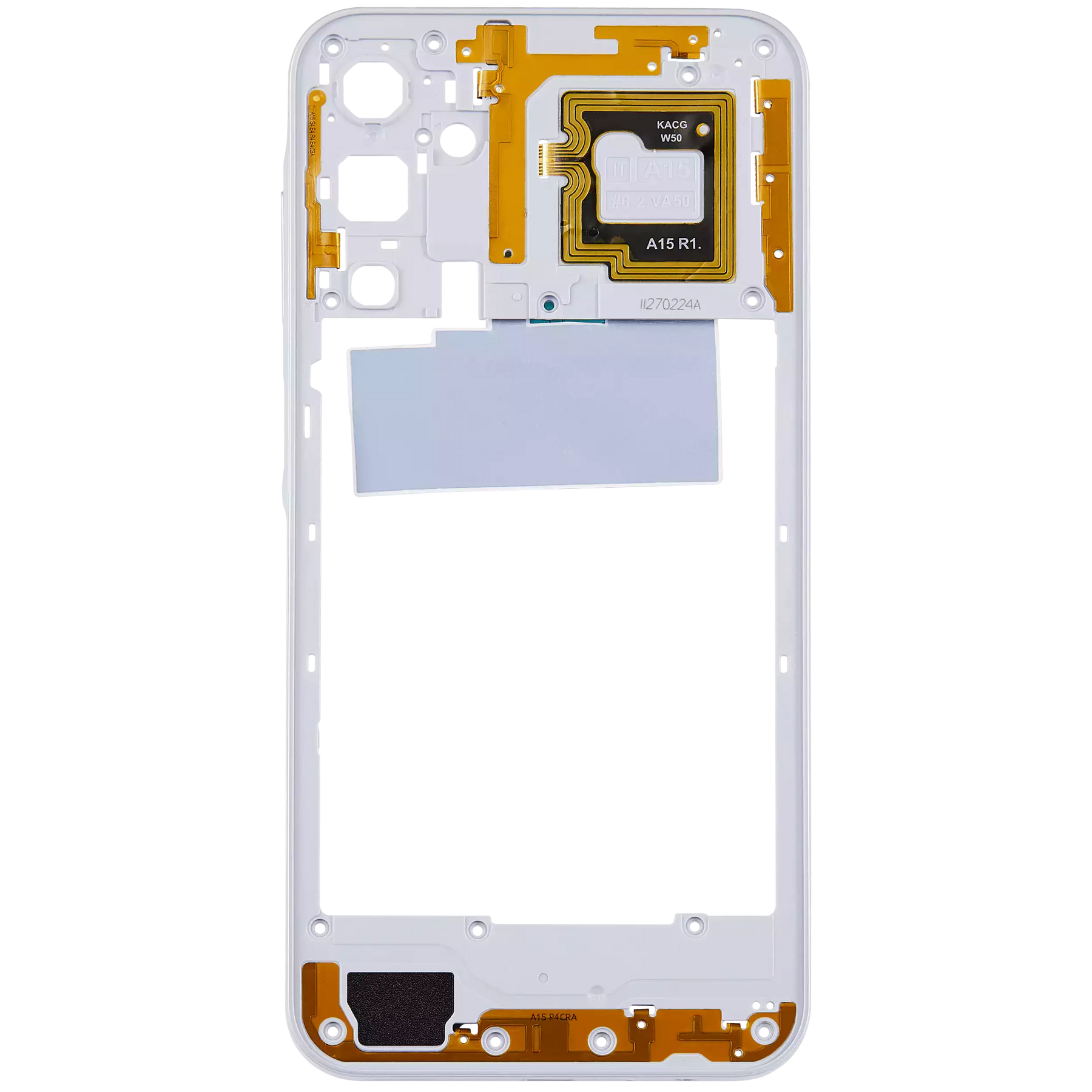 Mid-Frame Housing Compatible For Samsung Galaxy A15 (A155 / 2023) (Magical Blue)