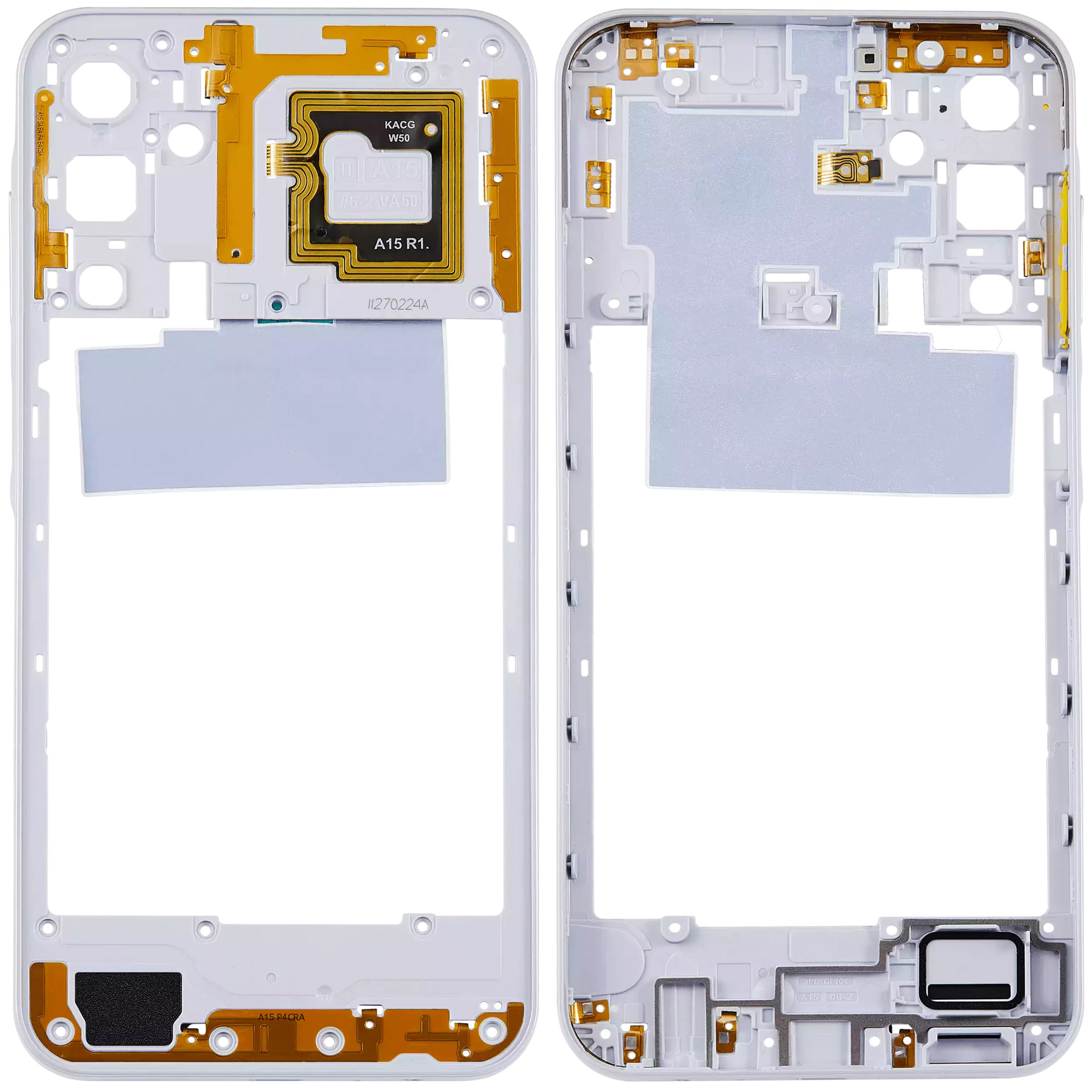 Mid-Frame Housing Compatible For Samsung Galaxy A15 (A155 / 2023) (Magical Blue)