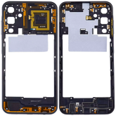 Mid-Frame Housing Compatible For Samsung Galaxy A15 (A155 / 2023) (Brave Black)