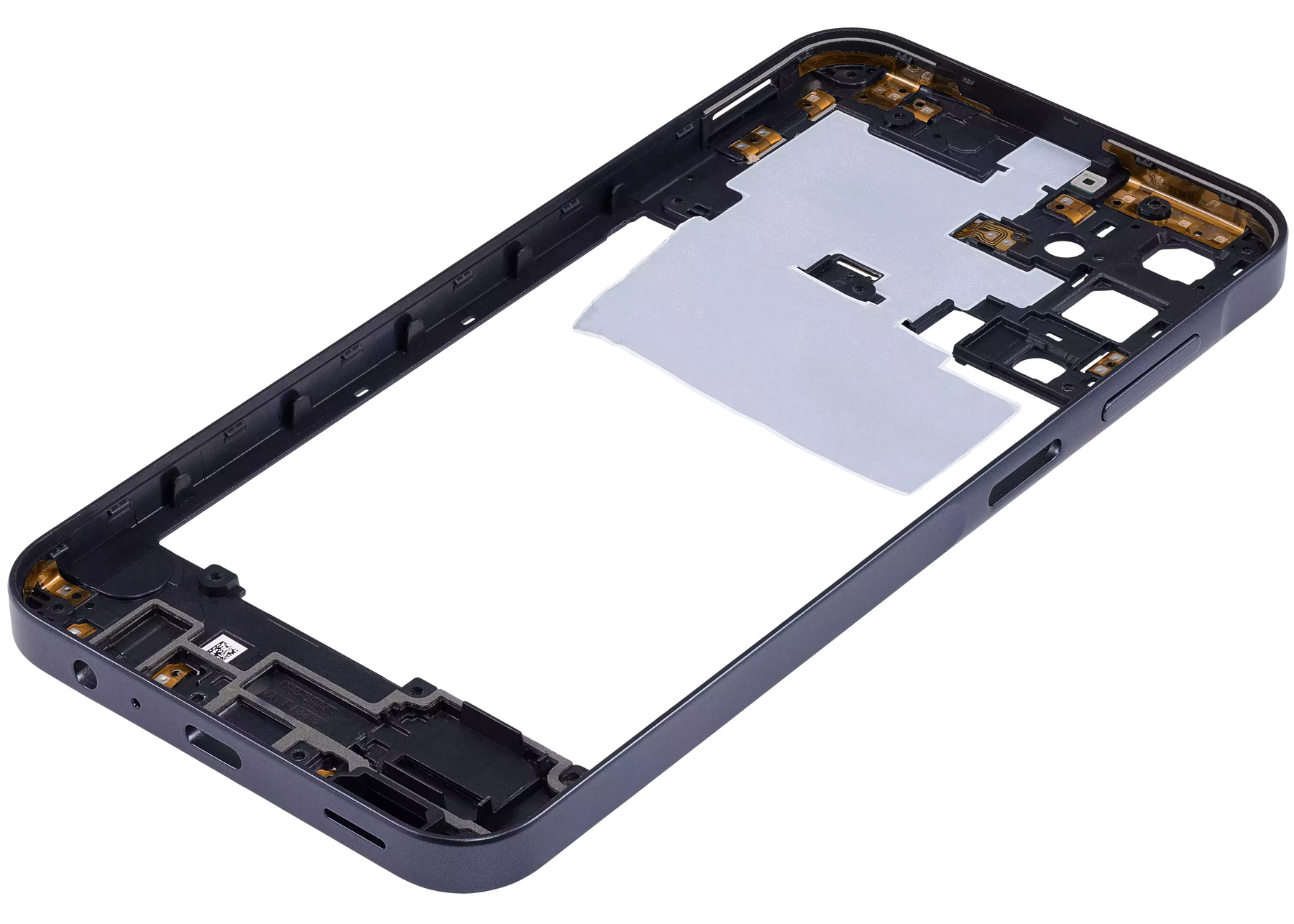Mid-Frame Housing Compatible For Samsung Galaxy A15 (A155 / 2023) (Brave Black)